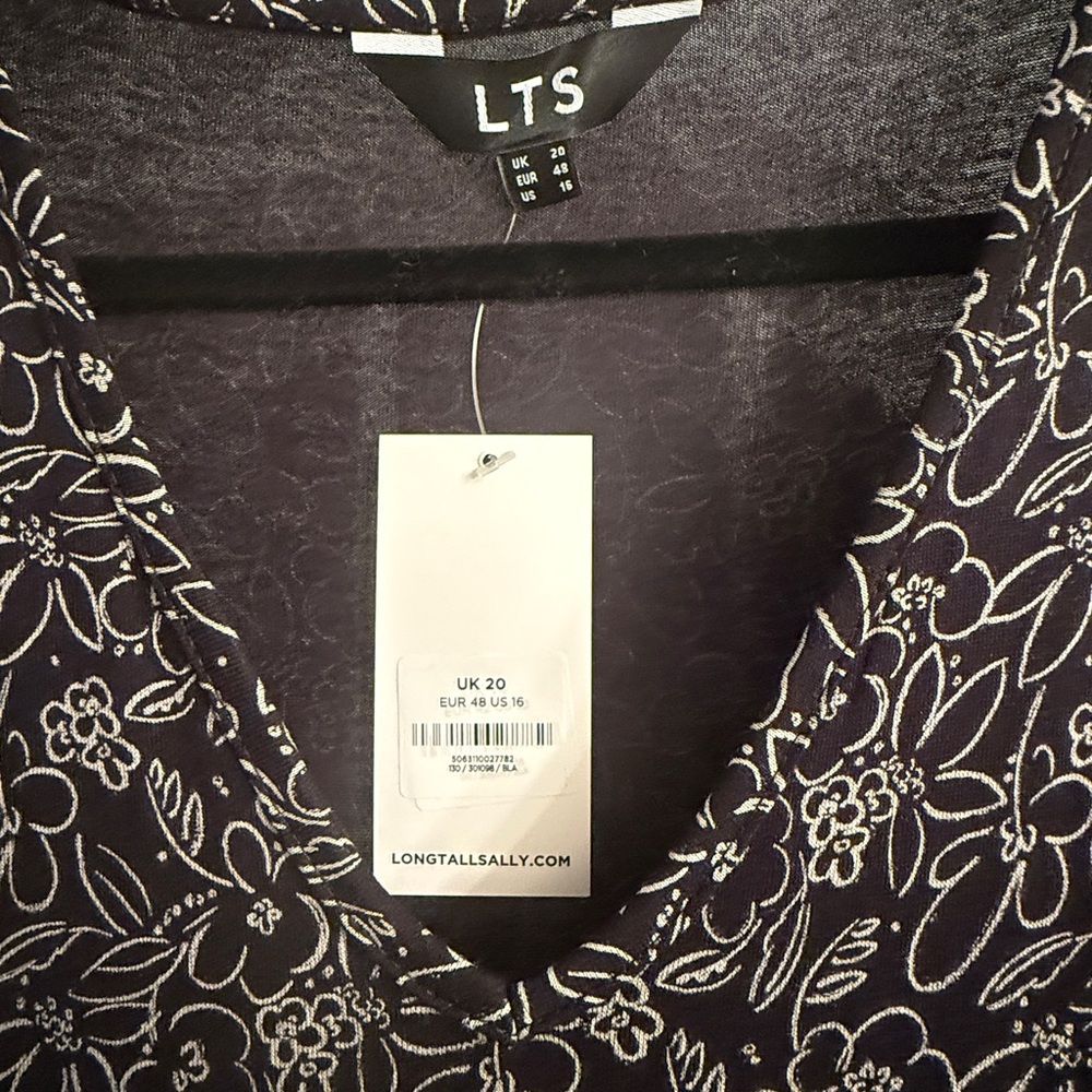 Long Tall Sally Black and White Maxi Dress - Picture 3 of 3
